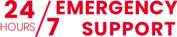 24x7 Emergency Support